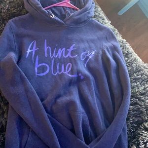 A Hint of Blue hoodie